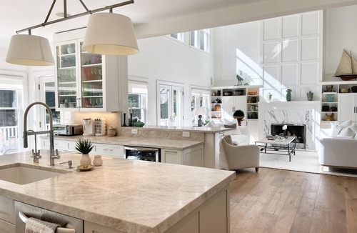 Northwest Harbor House | East Hampton Designer Home close to village with heated pool.