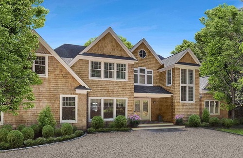Northwest Harbor House | East Hampton Designer Home close to village with heated pool.