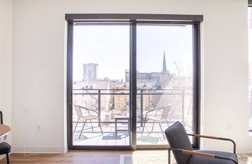 Yankee Hill Apartment | East Side 1BR Apt with Balcony, Pool, and Gym