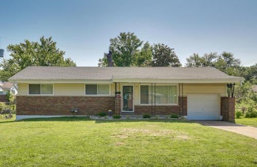 Moline Acres House | Easy Access to Parks, Hospital: St Louis Home