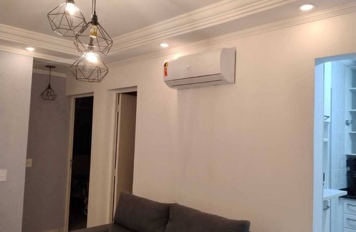 Portal da Santa Fe Apartment | Easy to locate apartment with air conditioning