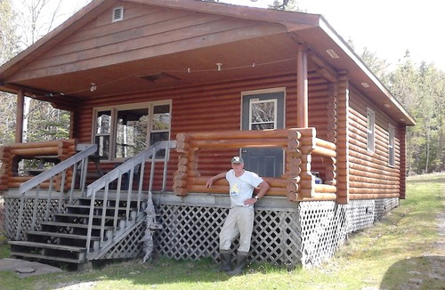 Richmond County Cottage | Eberhards log cottage1 , right on the Lake, private, scenic, gorgeous beach