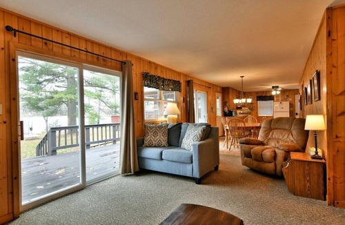 Cable Cabin | Ebert's Hideaway with Great Access to Dock and Stunning Views of Lake Namakagon