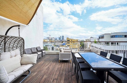 Florentin Apartment | Eclectic Duplex w/ Large Balcony by HolyGuest