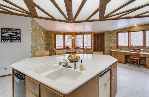 Hubertus Cottage | Eclectic Hubertus Home w/Game Room & Fire Pit!