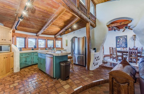 Desert View Village House | Eclectic Santa Fe Ranch Home + Casita with Hot Tub in Cave Creek