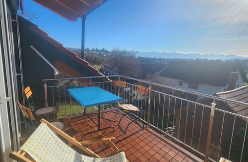 Bodolz Apartment | Eco Apartment with Alpine Views, Garden & Pool