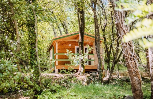 Cendras Ski Chalet | ECO Cabane 16m² - 1 bedroom - without bathroom 4 people