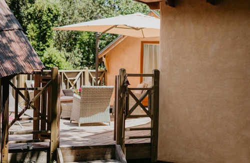 Labastide-de-Virac Cottage | Eco cottage "the 3 accomplices" heated pool 4/6 pers 8 mn vallon pont d'ar
