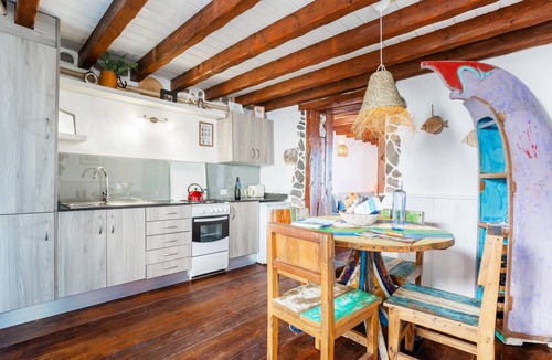 Arrieta Cottage | Eco Fishermans Cottage directly by the sea, quiet harbor/sandy beach,