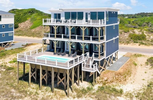 Oak Island House | Eden: Oceanfront paradise in Oak Island with 12 bedrooms and stunning views.