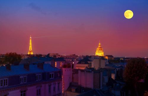 Quartier de l'Ecole-Militaire House | Eiffel Tower view terrace Saint Germain des Pres