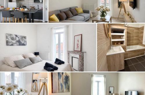 Clemenceau Apartment | ELEGANCE Castillet - Plein Centre Proche Gare Bus et Transports - IDEAL COUPLE ou PRO - Moderne et Confort - OFFRE SPECIALE
