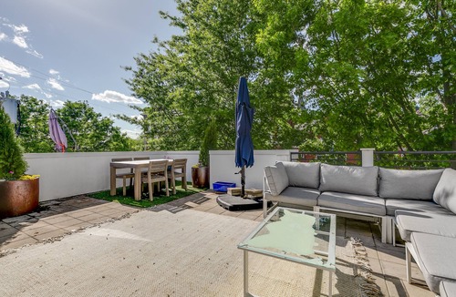 North Chesterfield Apartment | Elegant 3-Bedroom Home with Stunning Rooftop Deck & Dining Area