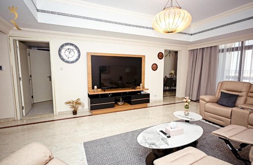 Abu Dhabi Apartment | Elegant 3BR Corniche Stay with Stunning Sea Views