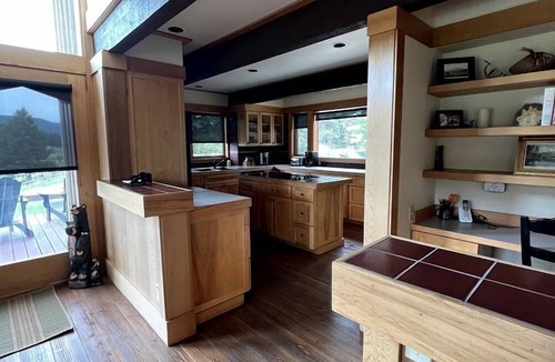 Cameron House | Elegant Mountain Retreat with Private Fishing Access near Madison River, Montana