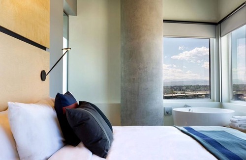 River North Art District Hotel | Elegant Mountain View Suite with Spacious Interiors and Stunning Scenic Views