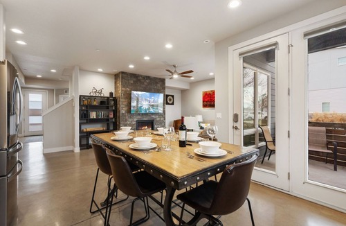 Old Town North Apartment | Elegant Oasis - Fireplaces, King Beds, Mtn Views!