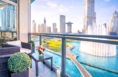 Downtown Dubai Apartment | Elite Royal Apartment - Full Burj Khalifa & Fountain view - Opal - 2 bedrooms plus 1 open bedroom without partition