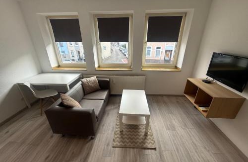 Huls Apartment | EMAS 2 Wohnung mit 2 Einzelbetten, Küche, WLAN, TV