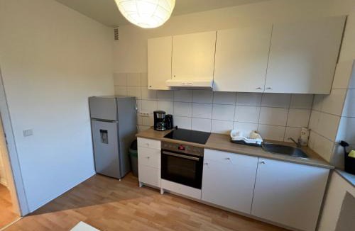 Bockum Apartment | EMAS4 Wohnung mit 2 Einzelbetten, Küche