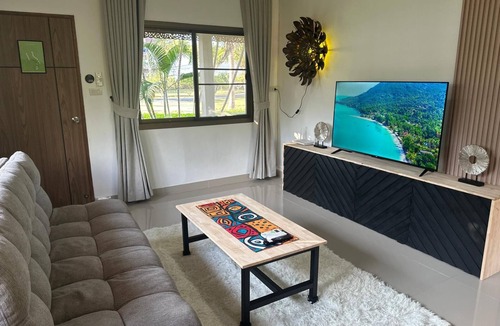 Thong Sala House | Ember Villa (1) - Pet-Friendly Retreat Just Steps from the Beach