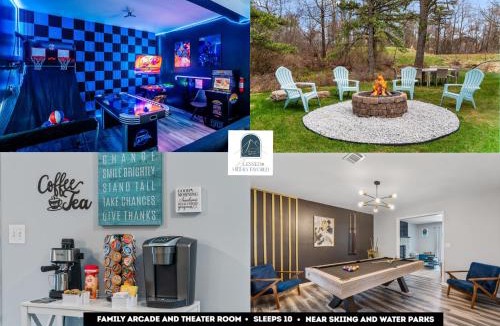 Long Pond House | Emerald Lakes Poconos Retreat Game Room, Firepit & Sleeps 10