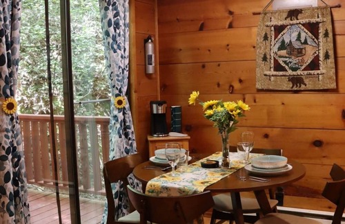 Sautee Nacoochee Cabin | Enchanted Forest Hideaway w/Hot Tub (Dog Friendly)