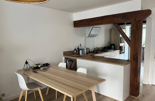 Sees House | Enjoy a cozy setting with a stunning view of the majestic Sées Cathedral.