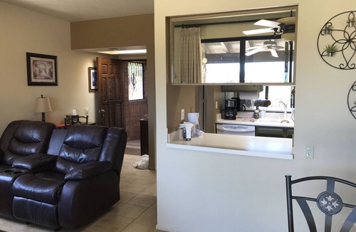 Desert Casitas Condo | Enjoy the Moon Rising over the Santa Rita Mountains. Property in Desert Casitas.