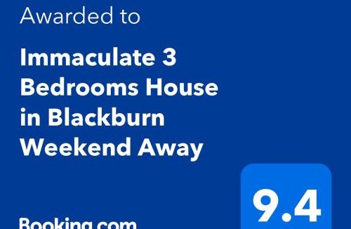 Belthorn House | Entire Immaculate 3 Bedrooms House in Blackburn Weekend Away