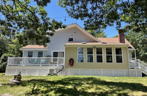 Wareham House | Entire Private Home on Secluded 6 Acre Lot with Water View Near Beaches