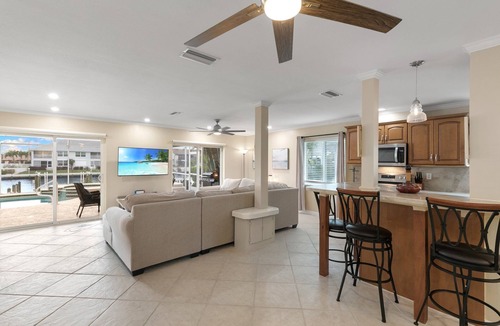 Caloosahatchee House | Entire Waterfront Duplex - Pool & Spa - 4BR/4BA