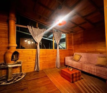 El Rosario Ski Chalet | Entresol nubes eucalipto