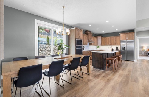 Lewiston House | Epic river views, Newly built upscale modern home, Game room