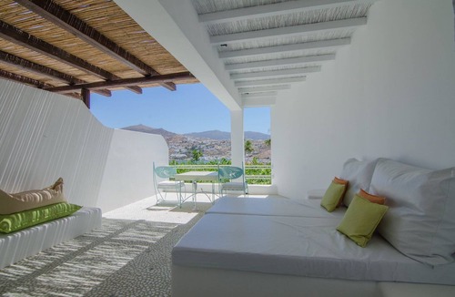 Ios Town Villa | Equisite Ios Suite | Superior Suite with Private Veranda