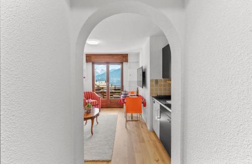 Randogne Apartment | Escapade romantique avec vue, balcon et parking