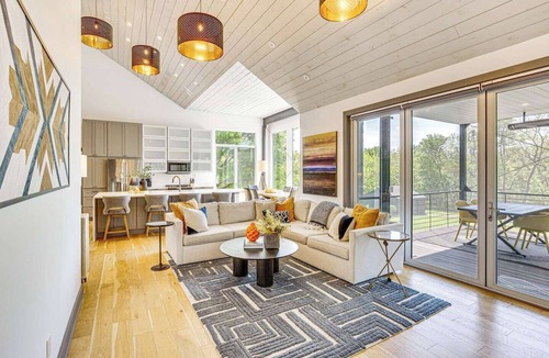 Bucyrus House | Escape to Utopia, a modern 5-bedroom retreat on a 1.25-acre oasis perfect for large groups
