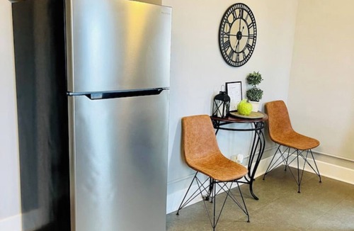 Huntington Apartment | Espresso Maker & Modern Decor by Arena, University, Hospitals