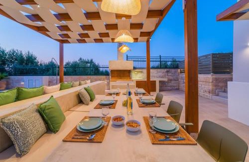 Asteri Villa | Estella Villa with Pool, Children Area, BBQ & Magnificent Views!