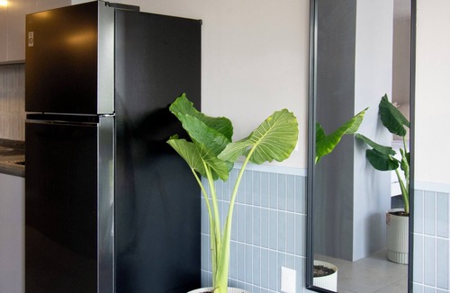 Americana Apartment | Estilo Qalina Azul - Beautiful loft in Chapu with AC and parking space