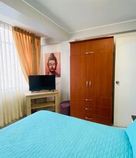 Villa El Salvador Apartment | Estupendo dpto amoblado cerca Mall Mega Plaza-VES