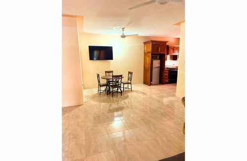 Salt Gut Apartment | Euphoria suite is a two bedroom, one bathroom unit with a private kitchen, living room, and laundry room. Perfect for groups or two traveling together seeking extra space, privacy, and elegant Caribbean comfort!