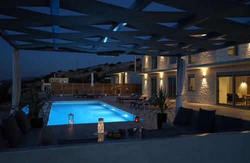 Atsipópoulon Villa | Eva Villas West and East, 2 private pools, sea view