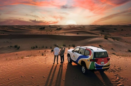 Al Muraqqabat RV Rental | Evening Desert Safari with Desert Camping with dinner and liver shows