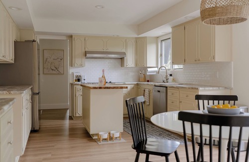 Riverside House | Evergreen Lodge - Enjoy relaxing in the hot tub or smores by the fire!