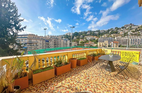 Le Piol Apartment | EXCEPTIONAL NICE Belle Époque apartment, south-facing terrace, luxury hotel comforts.