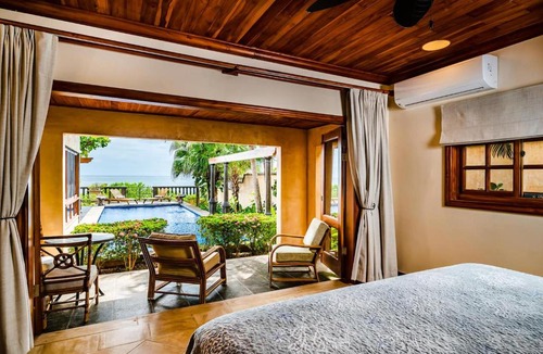Playa Langosta House | Exclusive Beachfront Villa Private Pool, Koi, BBQ