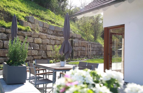 Markelsheim Apartment | Exclusive enjoyment: Vacation apartment with dream terrace