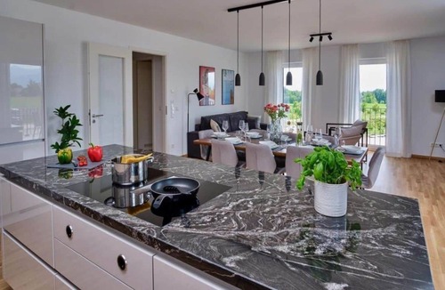 Bad Aibling Condo | Exclusive panoramic vacation apartment for up to 6 people in Ba